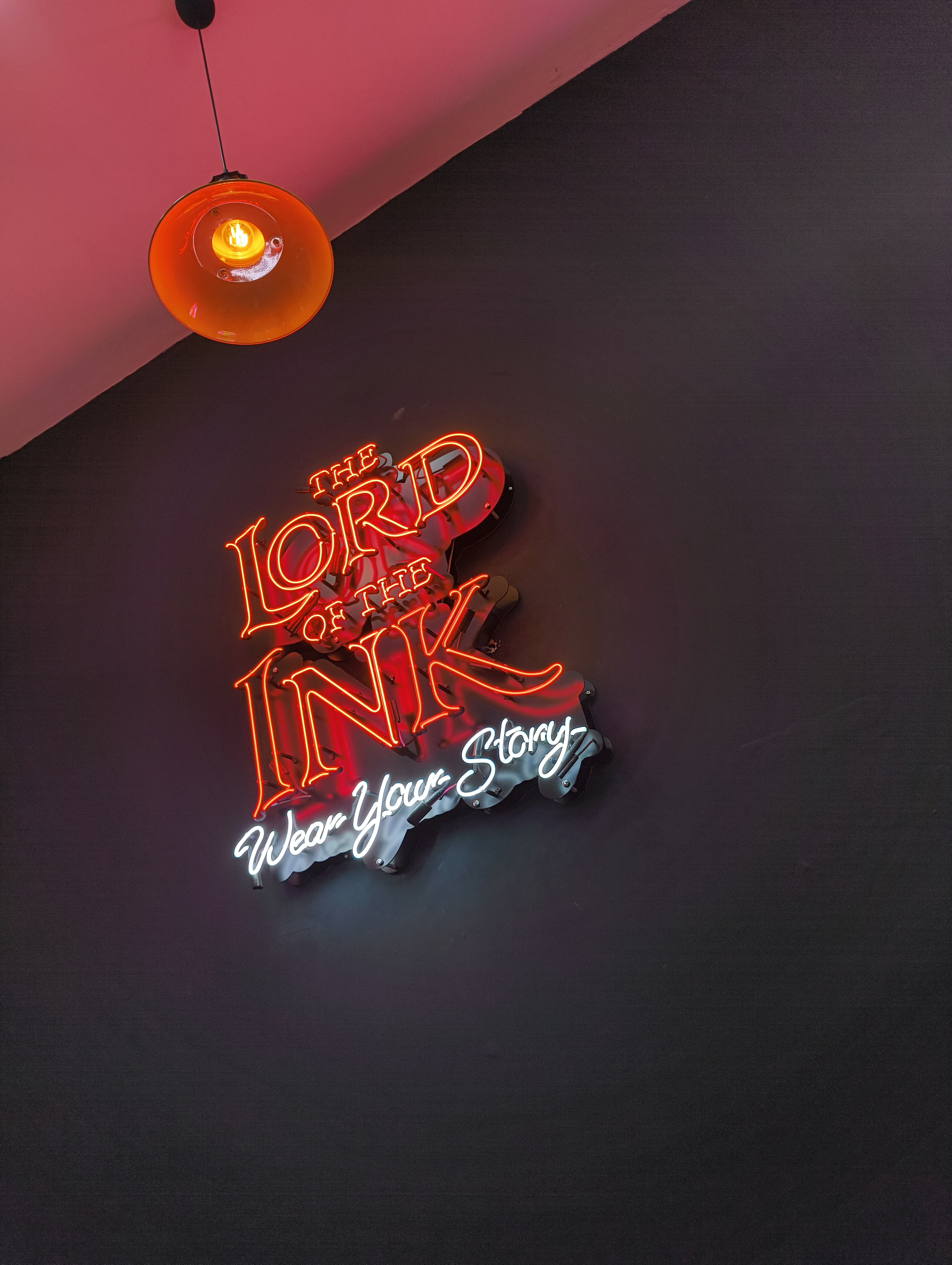 The Lord Ink neon sign — Wear Your Story